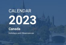 Canada Calendar 2023