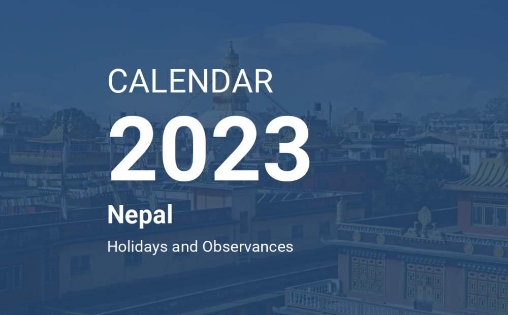January 2023 Calendar Nepal