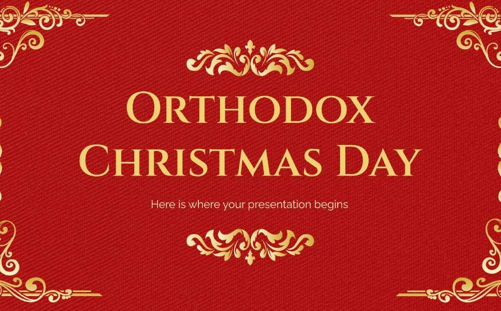Orthodox Christmas Day